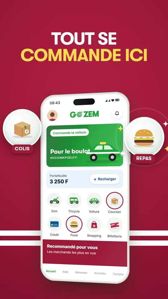 Vidéo concept Gozem créée par Visual Motion
